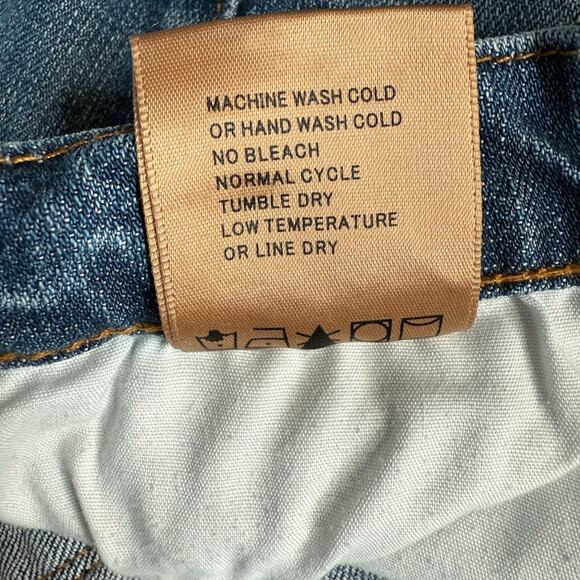 Driftwood Audrey Classic Fit Distressed Denim 31” Jeans W1623 Sz 27 - Picture 8 of 9